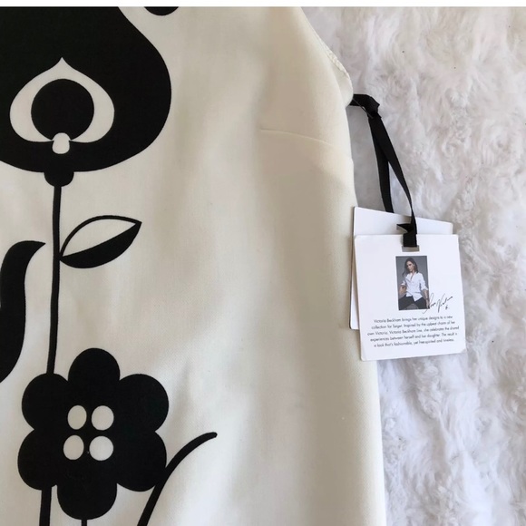 Victoria Beckham Sheath Flower dress NWT Sz L - Picture 7 of 7